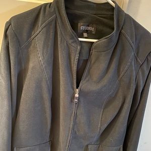 Women Black Vintage Studio 1 Suede Blazer!!!
